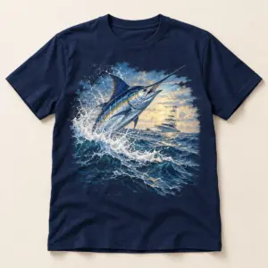 Offshore Bluewater Crew T-Shirt — main — AI design mockup