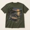 Catfish River Bend T-Shirt — main — AI design mockup