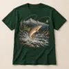 Fly Line Mountain Trout T-Shirt — main — AI design mockup