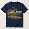 Elk Country Echo T-Shirt — main — AI design mockup