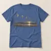 Waterfowl Migration Line T-Shirt — main — AI design mockup