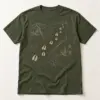 Deer Tracks Backcountry T-Shirt — main — AI design mockup
