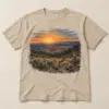 Public Land Sunrise T-Shirt — main — AI design mockup
