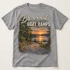 Backroads and Boat Ramps T-Shirt — main — AI design mockup