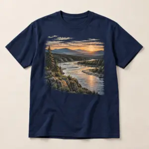 River Miles T-Shirt — main — AI design mockup