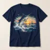 Custom Fishing Crew Name T-Shirt — main — AI design mockup