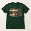 Custom Lake House Coordinates T-Shirt — main — AI design mockup